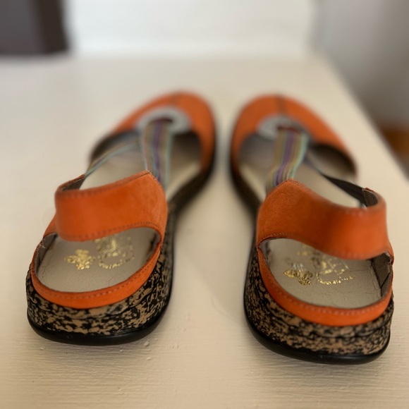 Rieker Womens Round Toe Coral Slingback Sandals Size US 7.5 EUR 38 - Picture 5 of 11